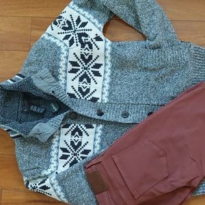 Buffalo David Bitton Nordic Pattern Crewneck Sweater